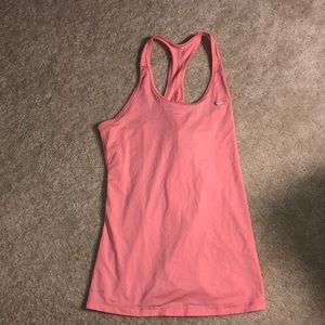 Pink Nike tank top